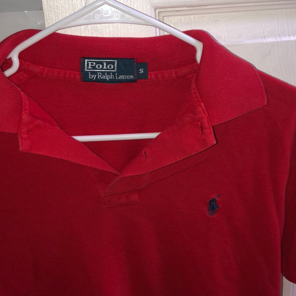 Red Ralph Lauren polo